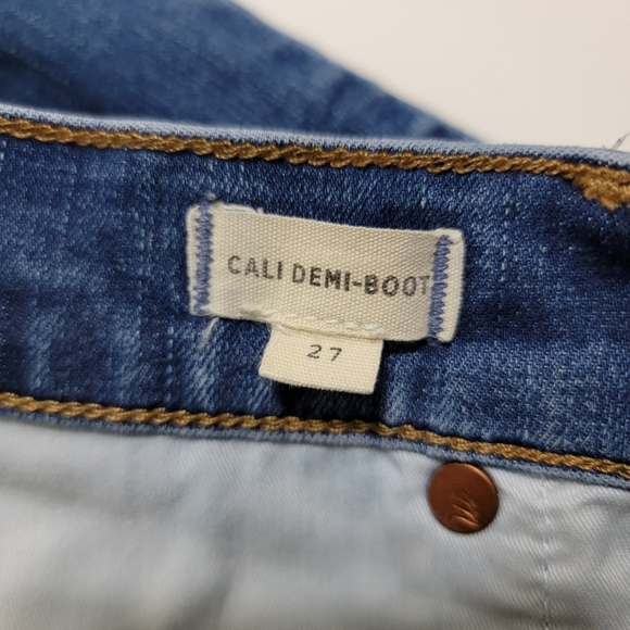 Madewell | Cali Demi-Boot Jeans Preston Wash Raw Hem Edition - Picture 7 of 8
